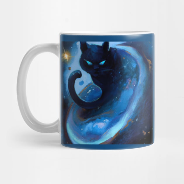 Cosmic Cat is Overseeing the Universe by Star Scrunch